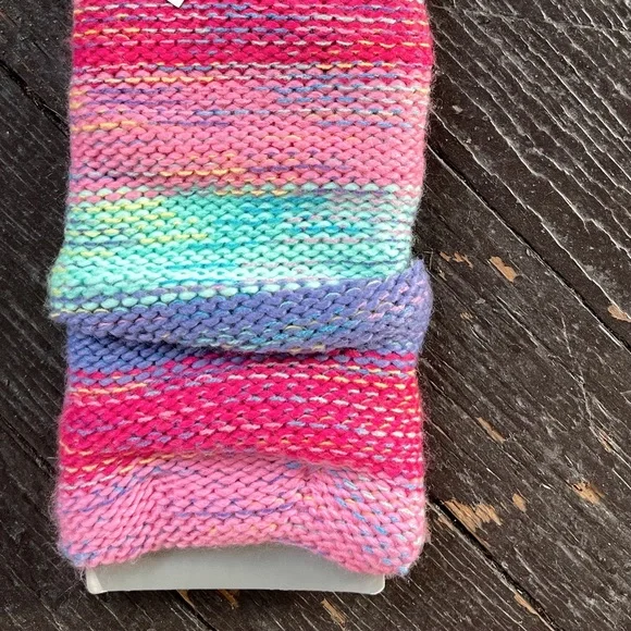Multi Color Knit Leg Warmers - Picture 2 of 3